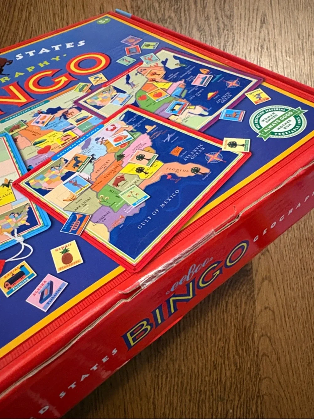 NEW eeBoo United States Geography Bingo Game ~ homeschool classroom games